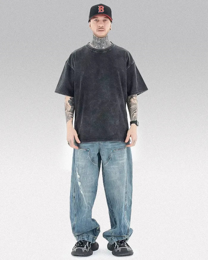 Men's retro casual short sleeve t-shirt "Coda"