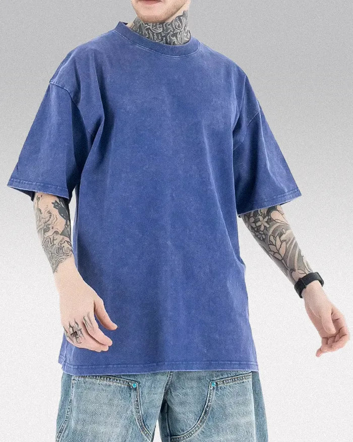 Men's retro casual short sleeve t-shirt "Coda"