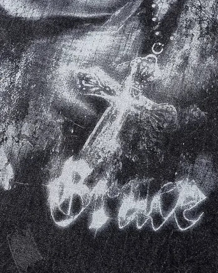 Men's retro oversized t-shirt "Faith"