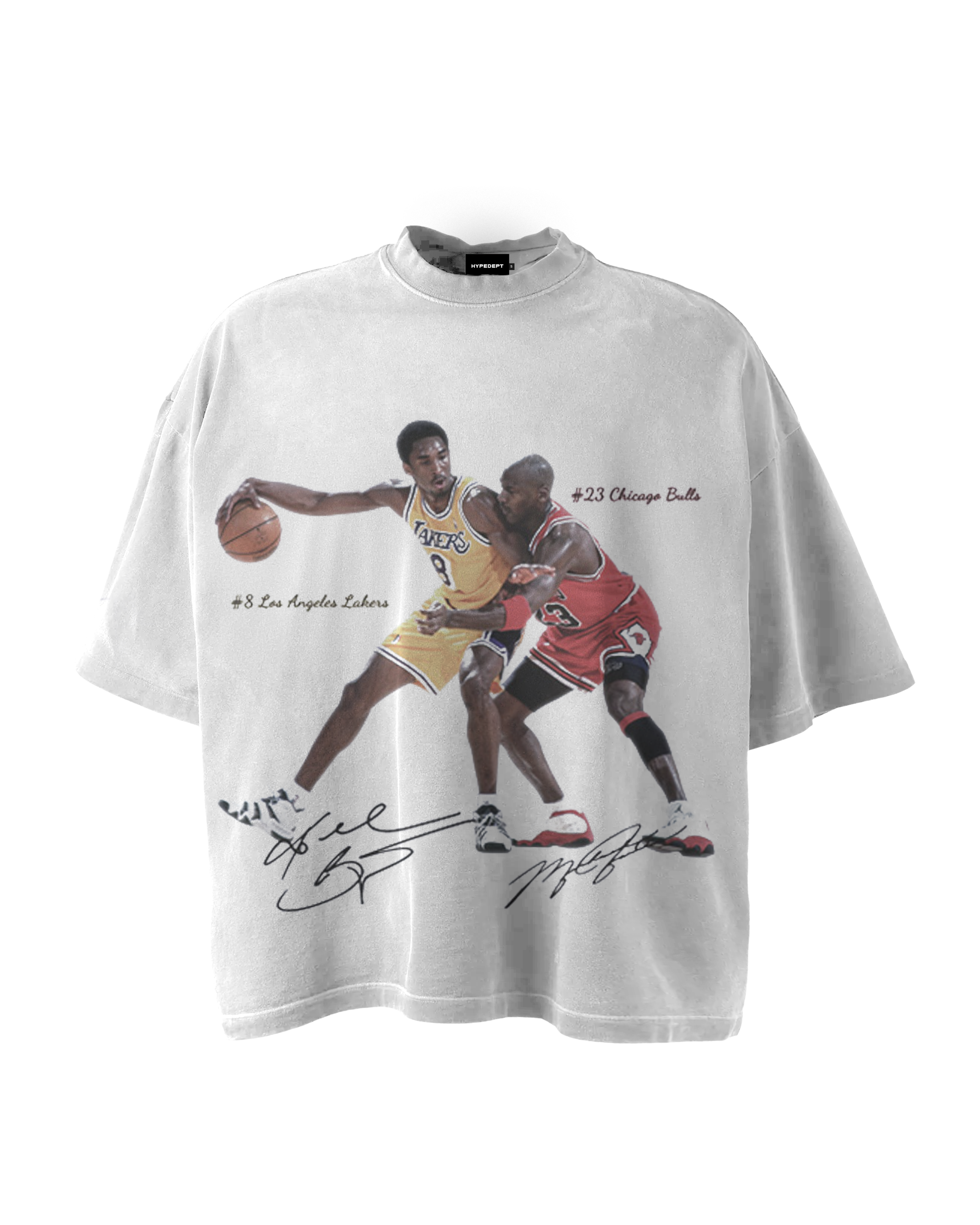 ShineNest Vintage Basketball Legends Graphic Oversized T-Shirt