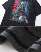Oversized anime t-shirt "Shadow"