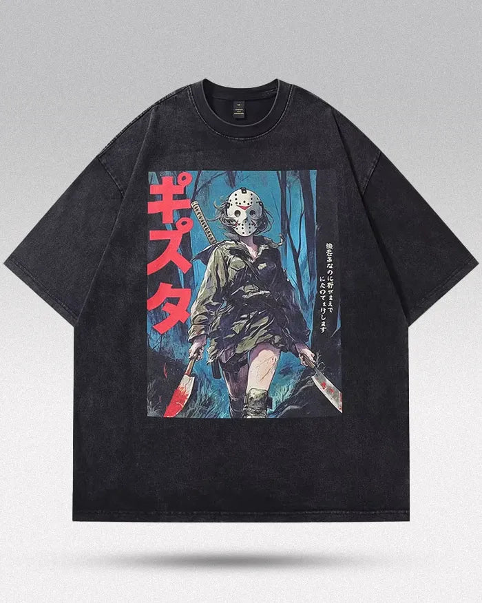 Oversized anime t-shirt "Shadow"