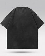 Oversized black t-shirt "Kinetic"