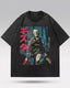 Oversized black t-shirt "Kinetic"