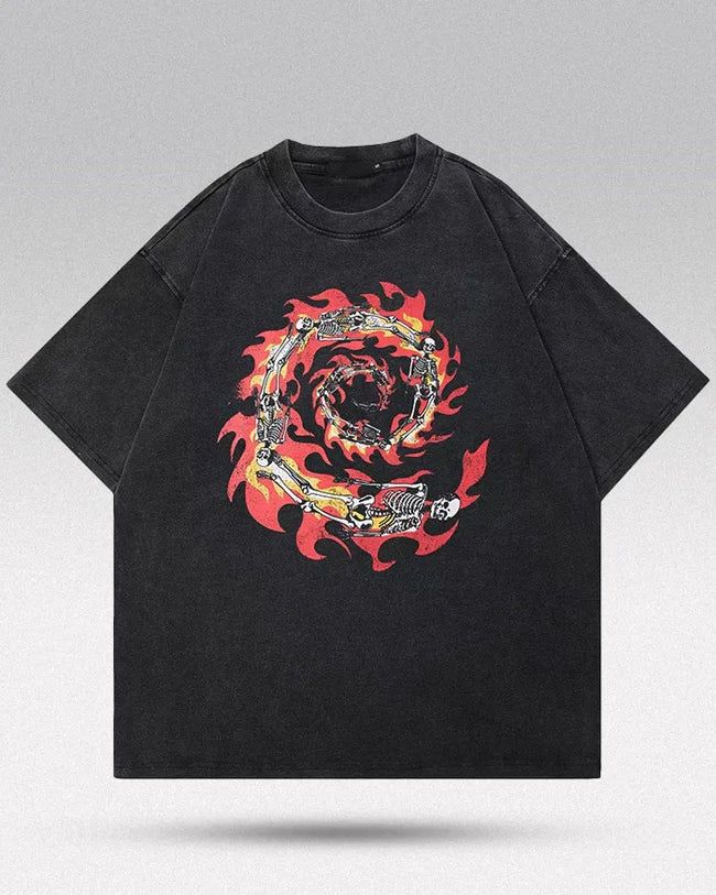 Oversized tee men "Inferno" Hover Image