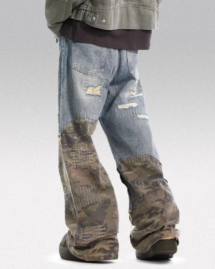 Patchwork jeans "Alpha"