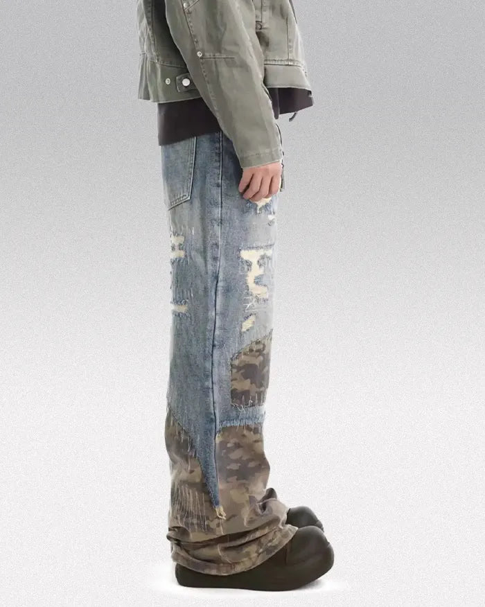 Patchwork jeans "Alpha"