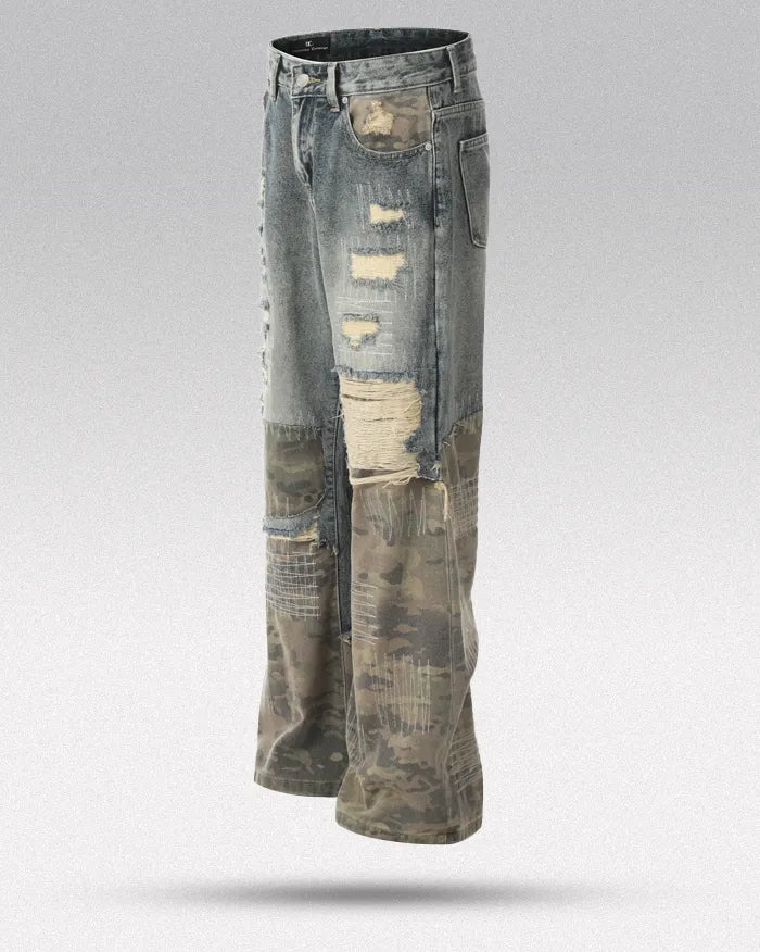 Patchwork jeans "Alpha"