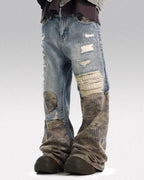 Patchwork jeans "Alpha"