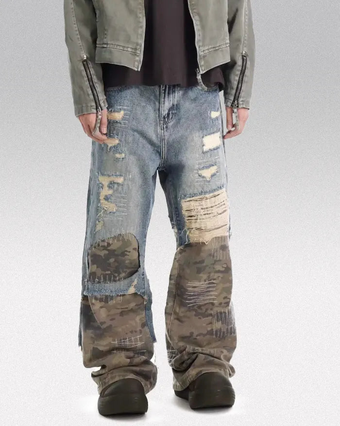 Patchwork jeans "Alpha"