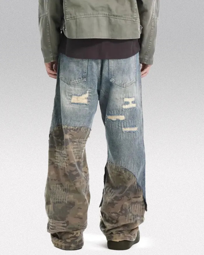 Patchwork jeans "Alpha"