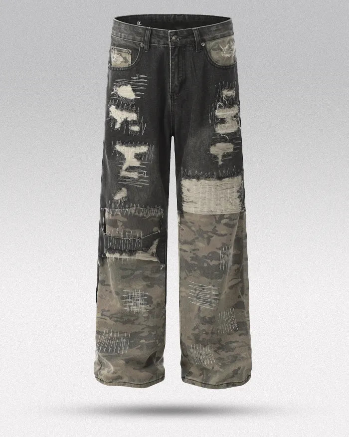 Patchwork jeans "Alpha"