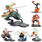 Bandai | 10CM One Piece Luffy Figure Roronoa Zoro Three-Blade Sa-Maximum Manga Anime Statue PVC Action Collection Model Toys For Children