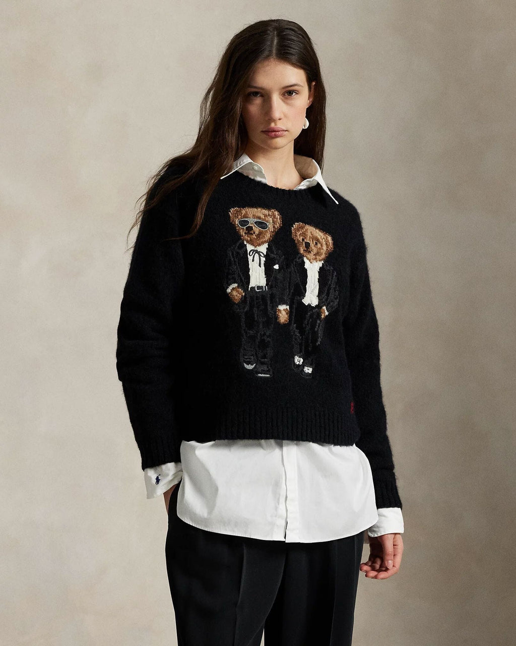 Ralph Lauren Der Ralph & Ricky Smoking-Bärenpullover