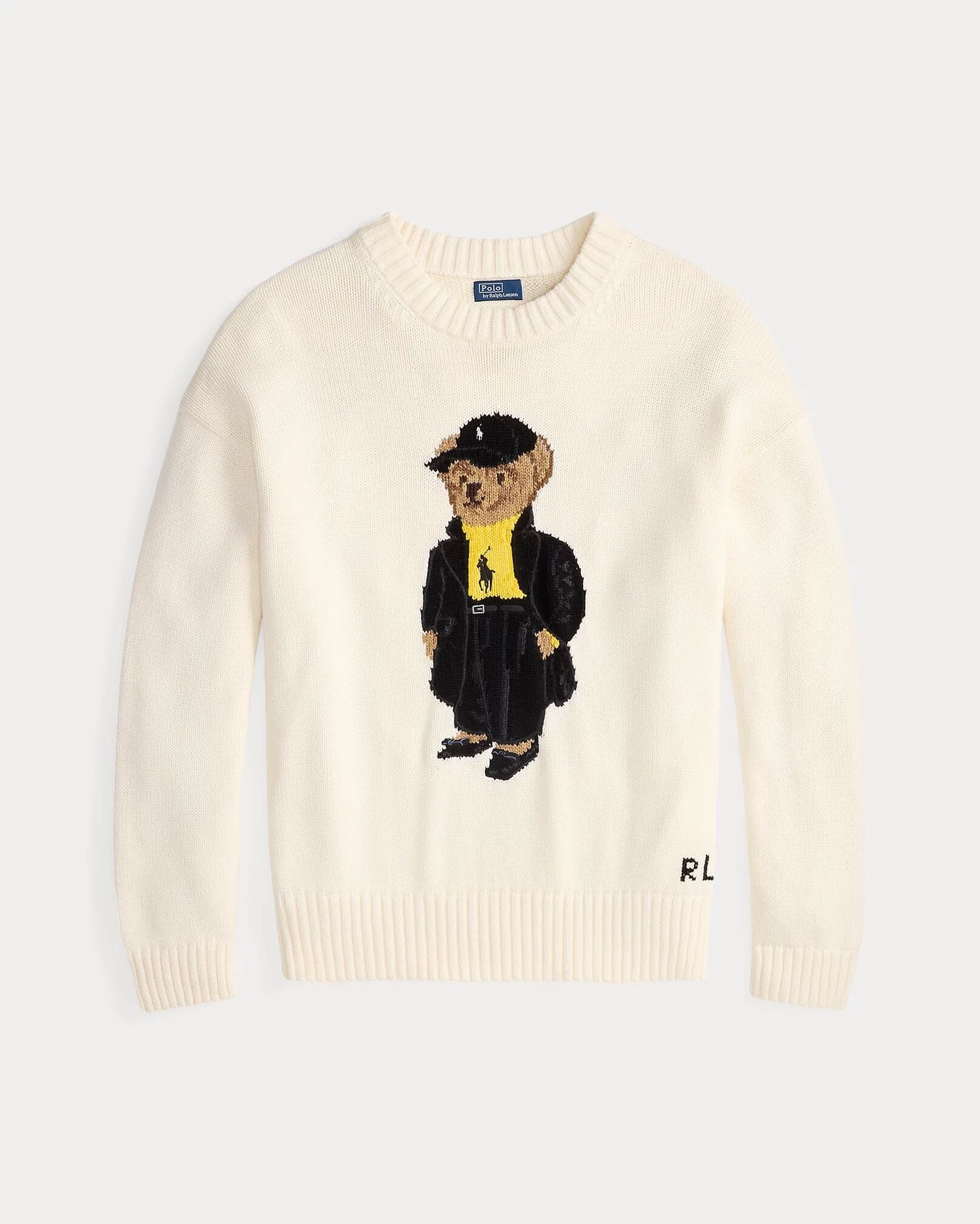 Ralph Lauren Polo Bear Baumwollpullover mit Rundhalsausschnitt