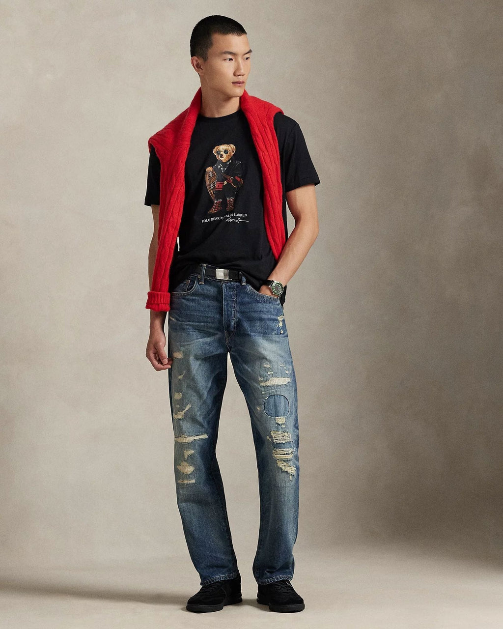 Ralph Lauren Polo Bear Jersey T-Shirt in klassischer Passform