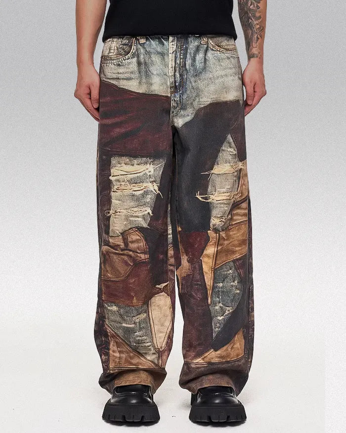 Retro Ripped Jeans "Quasar"