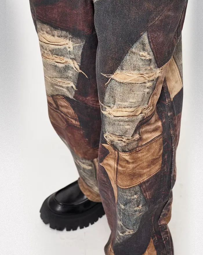 Retro Ripped Jeans "Quasar"