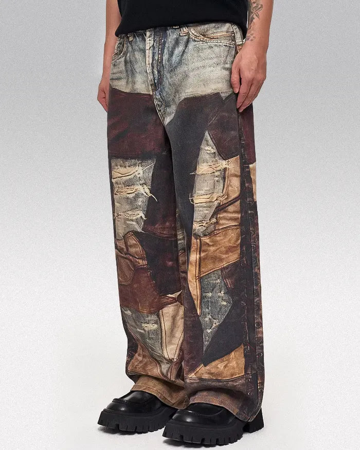 Retro Ripped Jeans "Quasar"