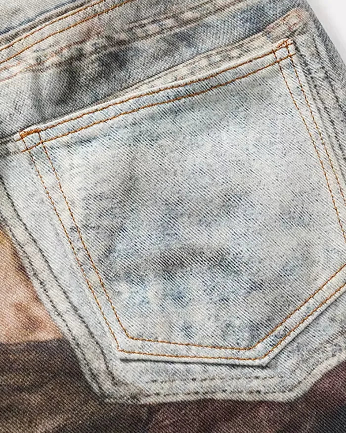 Retro Ripped Jeans "Quasar"