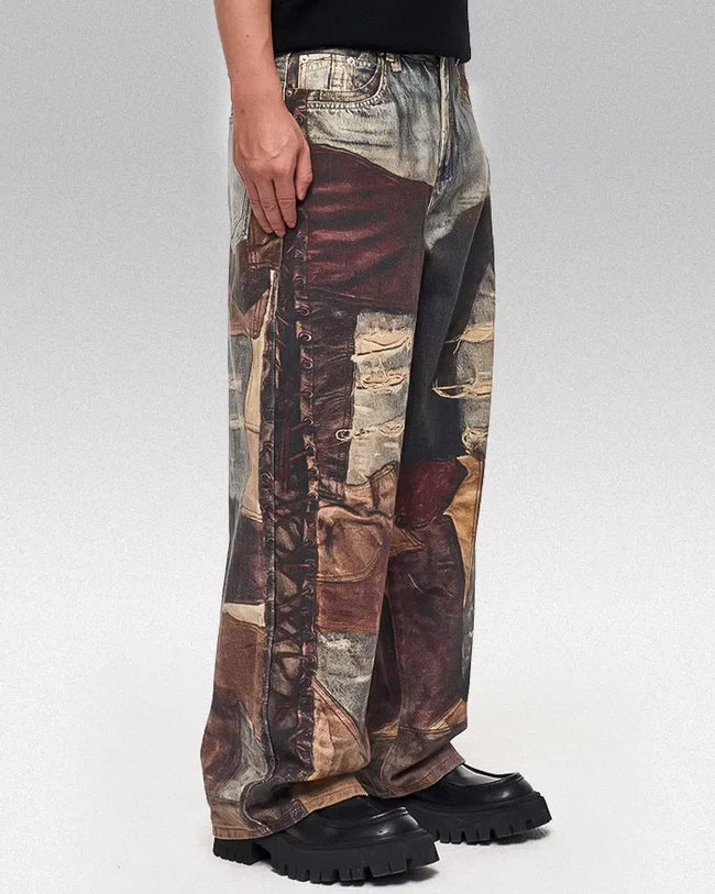 Retro Ripped Jeans "Quasar" Main Image
