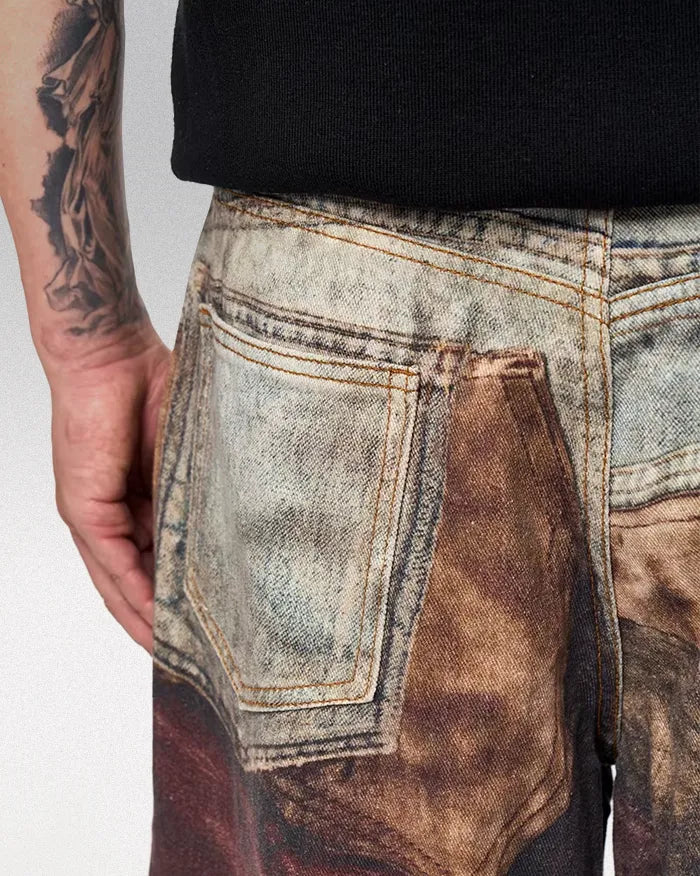 Retro Ripped Jeans "Quasar"