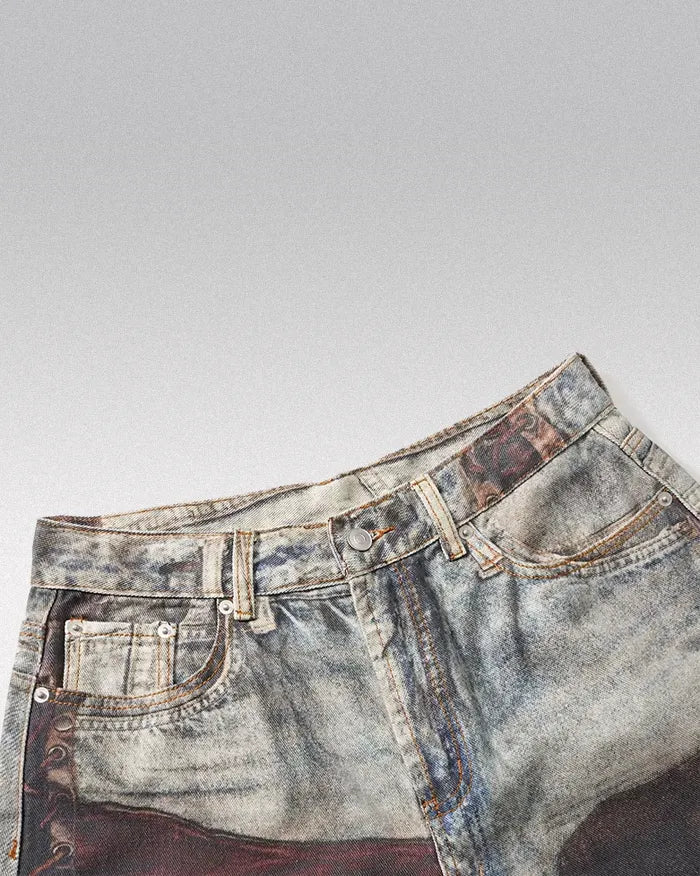 Retro Ripped Jeans "Quasar"