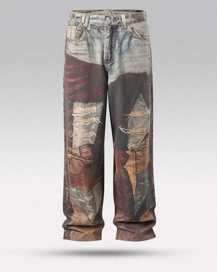 Retro Ripped Jeans "Quasar"