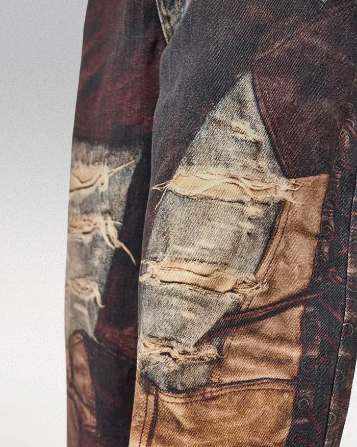 Retro Ripped Jeans "Quasar"