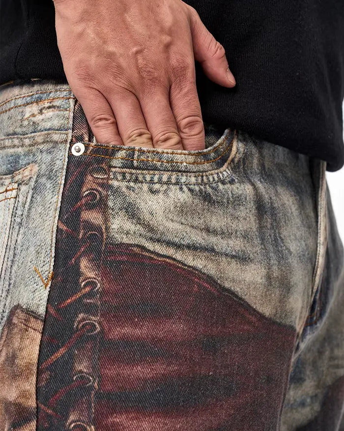 Retro Ripped Jeans "Quasar"