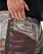 Retro Ripped Jeans "Quasar"