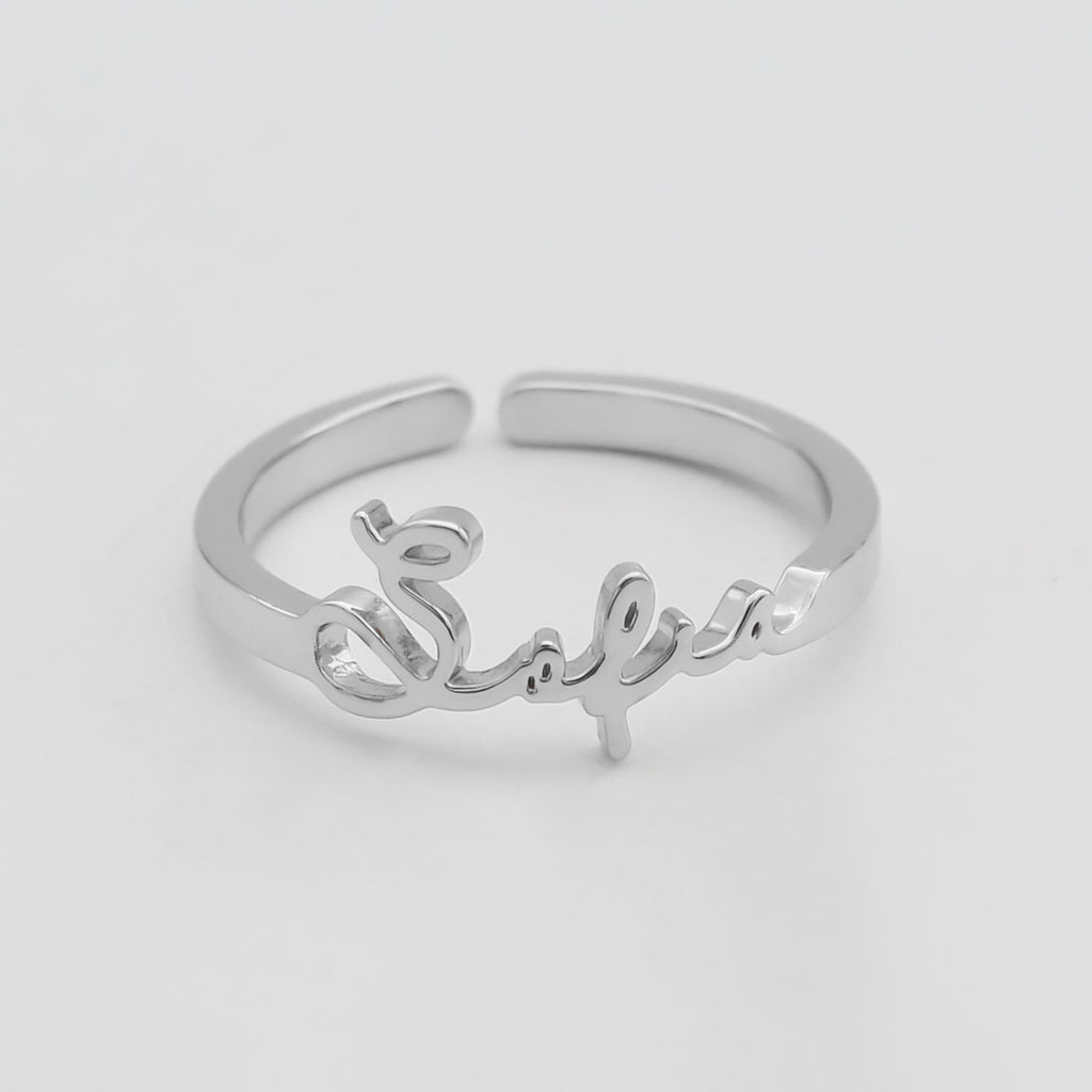 Selina Custom Name Ring