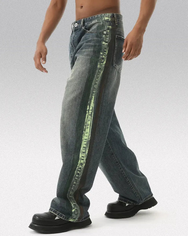 Side Striped Jeans "Sierra" Hover Image