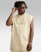 Sleeveless hoodie "Lazuli"