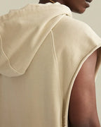 Sleeveless hoodie "Lazuli"