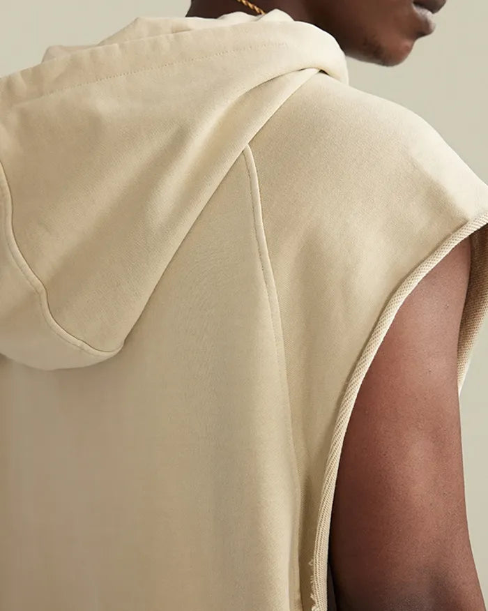 Sleeveless hoodie "Lazuli"