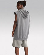 Sleeveless hoodie "Lazuli"