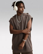 Sleeveless hoodie "Lazuli"