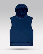 Sleeveless hoodie "Lazuli"
