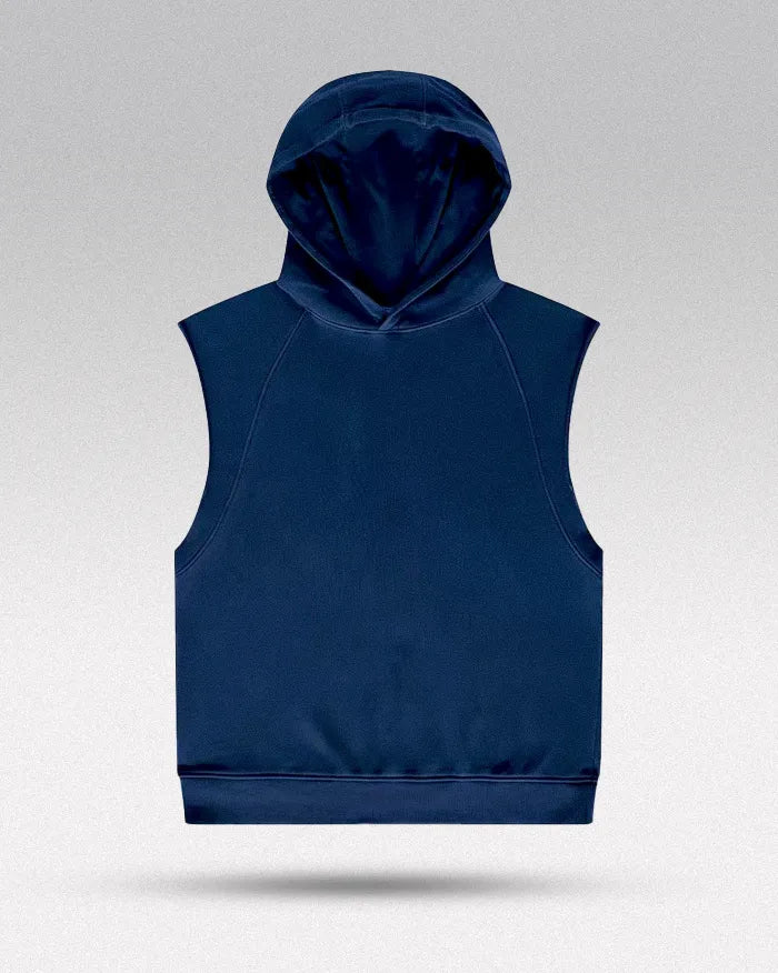 Sleeveless hoodie "Lazuli"