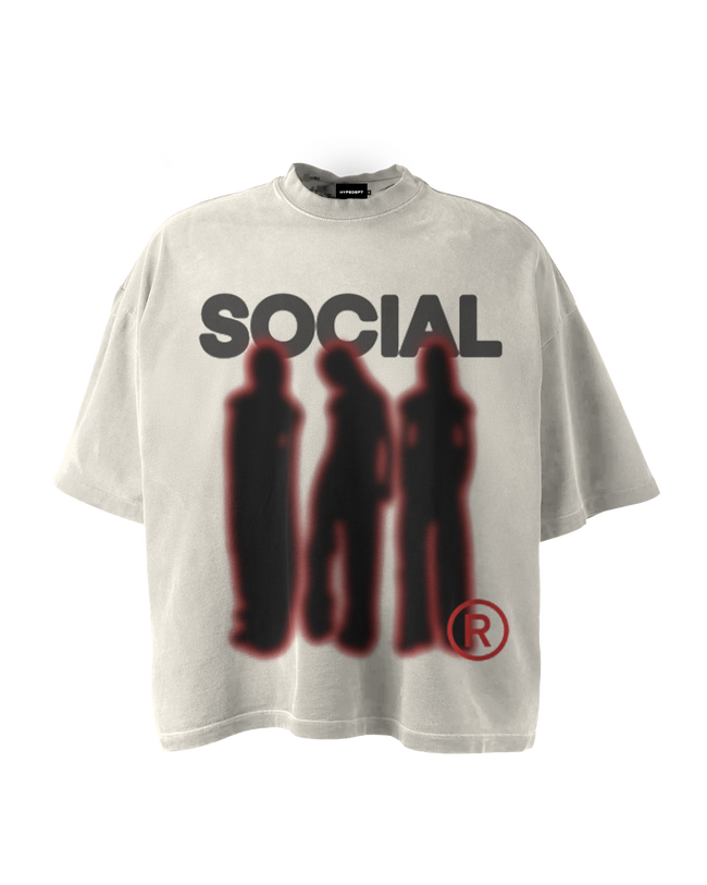 'SOCIAL' GRAPHIC TEE Hover Image