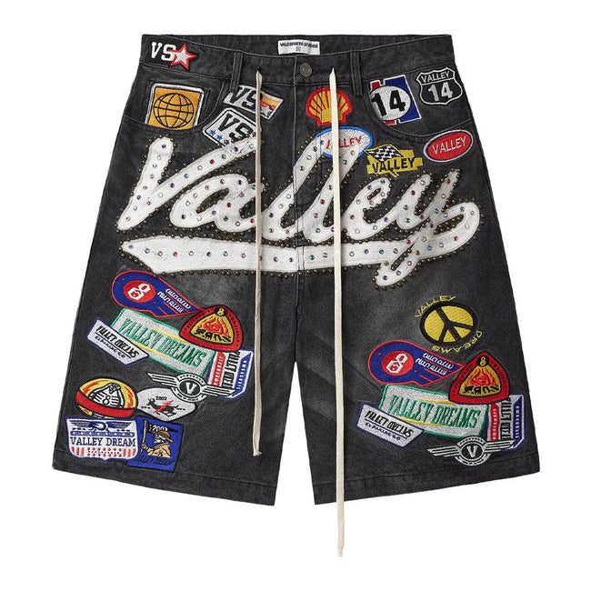 Vale Forever 1980s Jorts 'Black Wash' Hover Image
