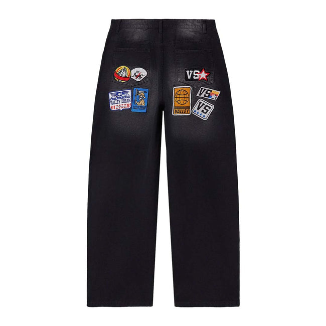Vale Forever 1980s Painters Baggy Pants 'Black' Main Image