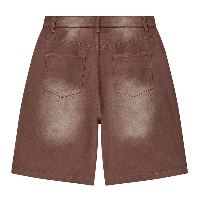 Vale Forever 1980s Patches Shorts Brown Main Image