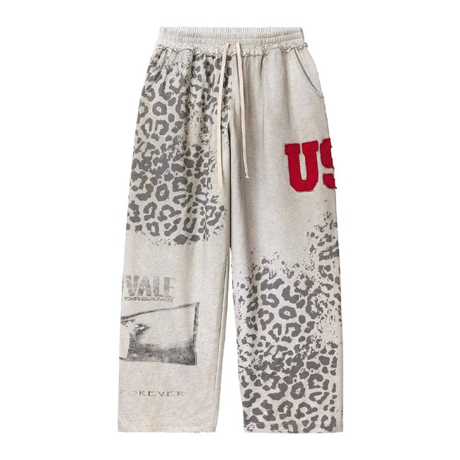 Vale Forever Cheetah Sweats 'Grey' Hover Image