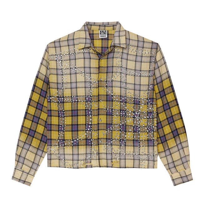 Vale Forever Lemonhead Flannel 'Yellow/Blue' Hover Image
