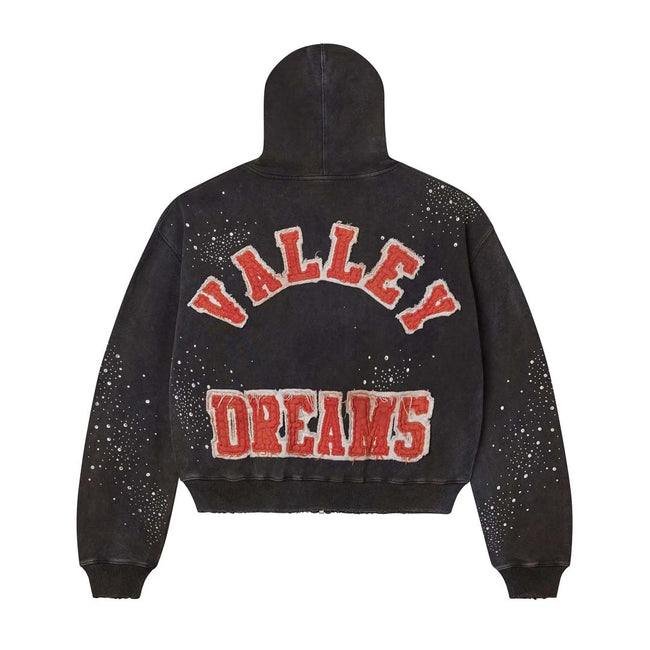 Vale Forever Pluto Clustered Zip Up Hoodie Black Main Image