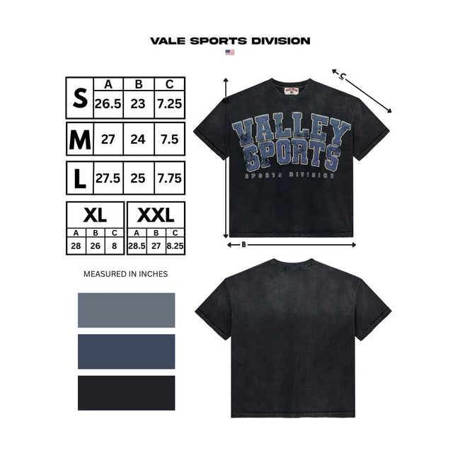 Vale Forever Sports Division Logo Tee Black Main Image