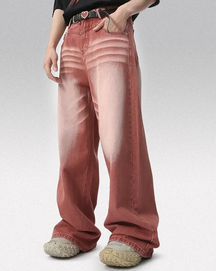 Vintage red jeans "Blitz"