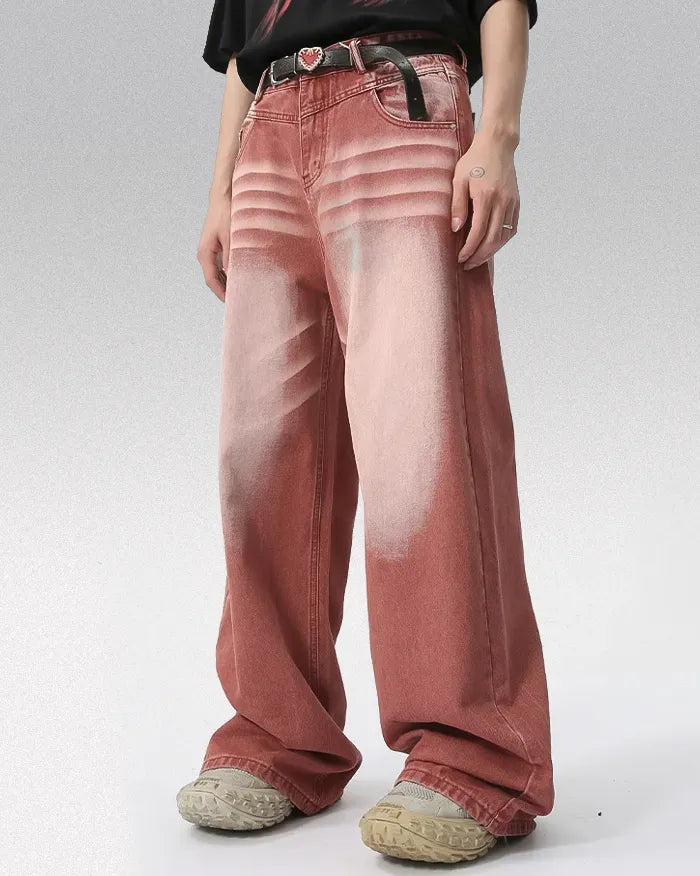 Vintage red jeans "Blitz"